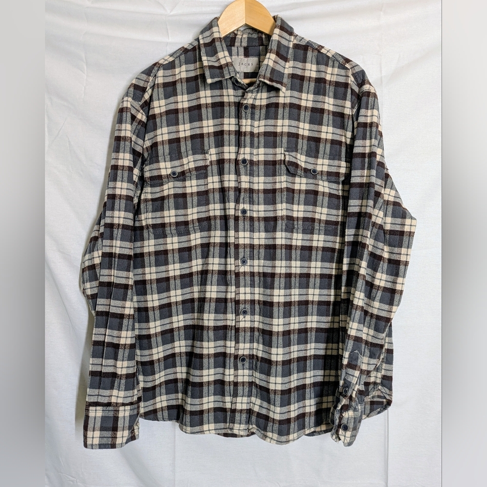 Jachs Men's Plaid Flannel Shirt